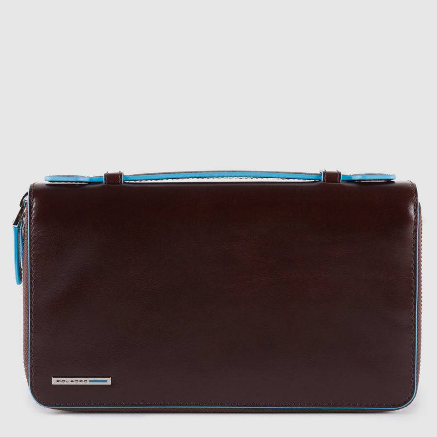Piquadro Zip-around document organizer and wallet with coin Qualità