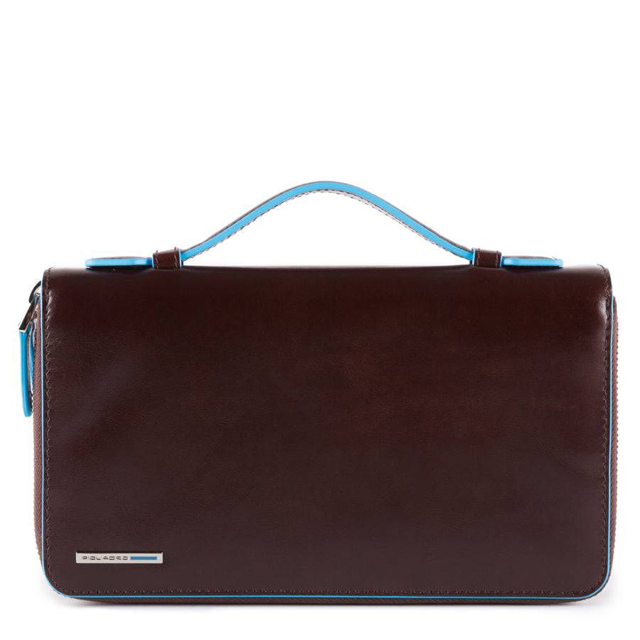 Piquadro Zip-around document organizer and wallet with coin Qualità