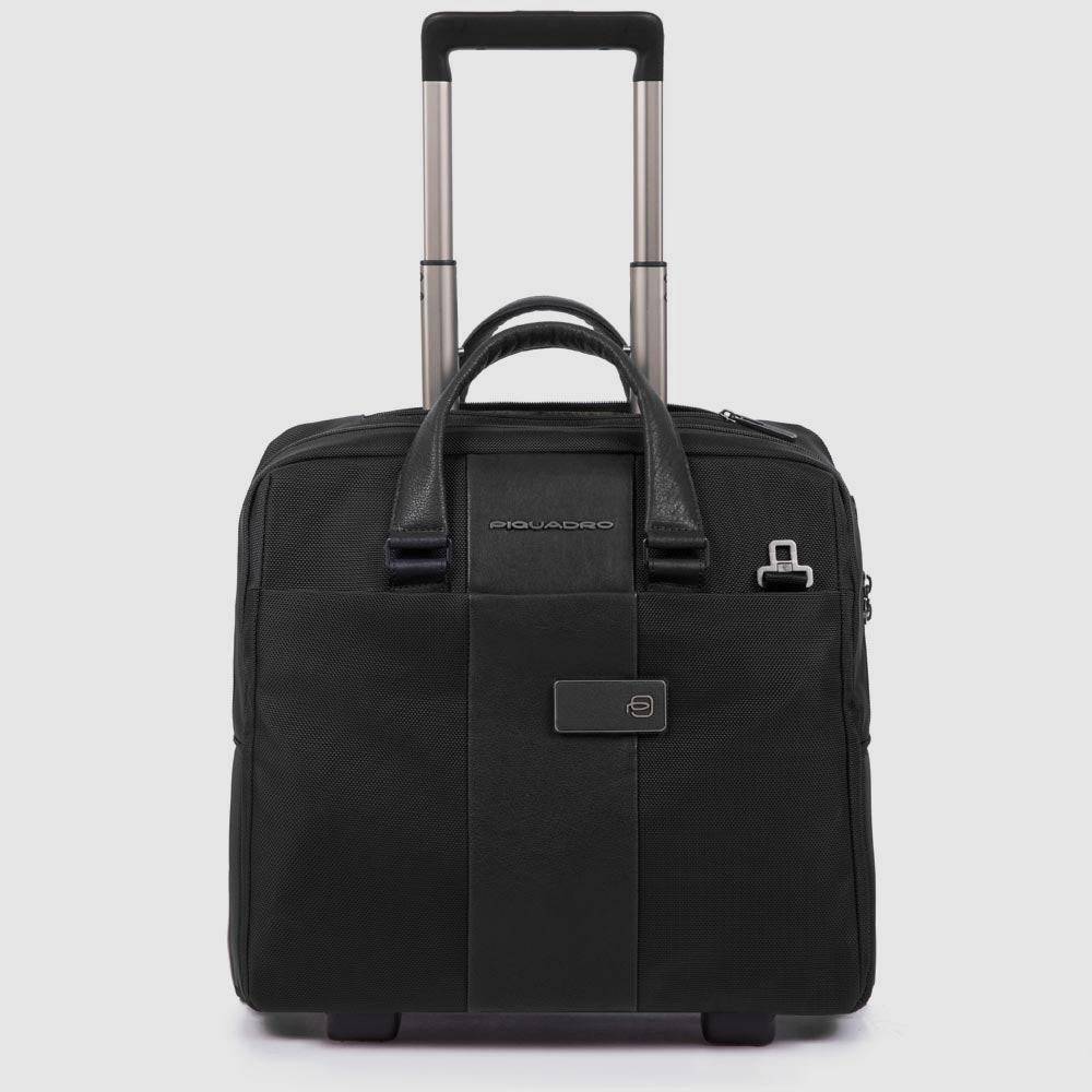 Piquadro Wheeled computer brief with iPad®10,5''/9,7'' com Pezzi Unici