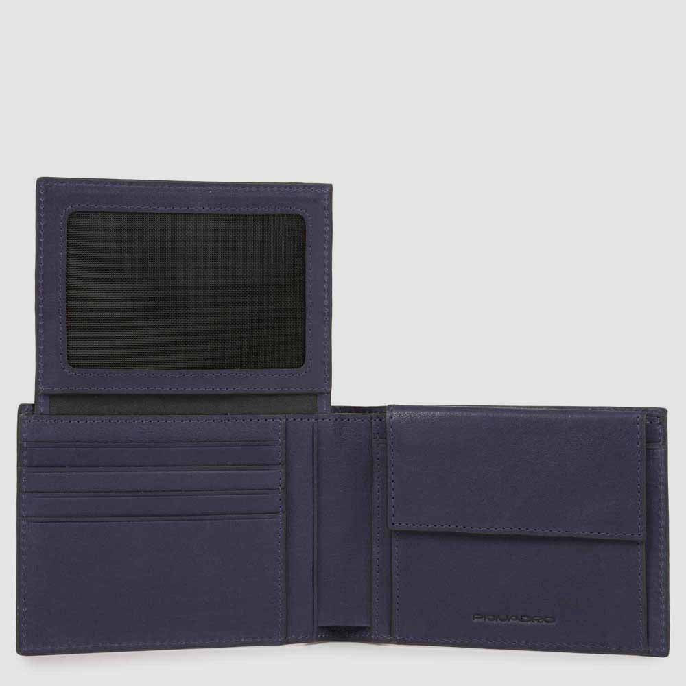 Piquadro Men’s wallet with flip up ID window Qualità Garantita