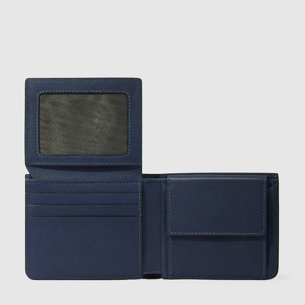Piquadro Men’s wallet with flip up ID window Presa