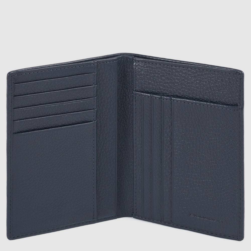Piquadro Vertical men’s wallet with banknote, credit card a In Saldo