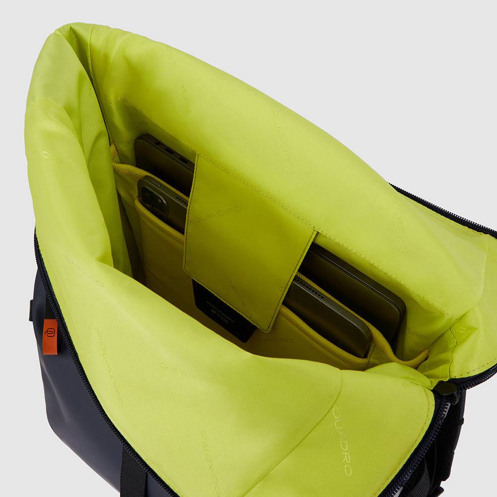 Piquadro Water resistant roll-top backpack for laptop 15,6" In Linea