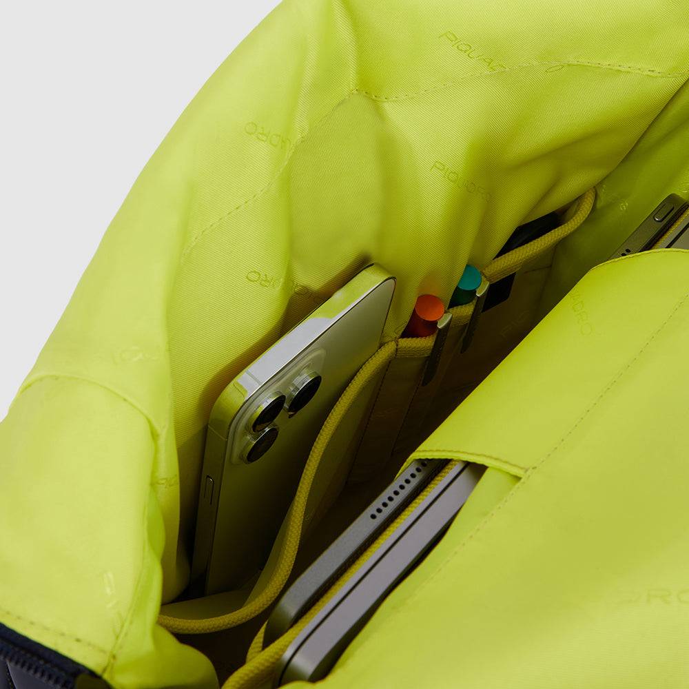 Piquadro Water resistant roll-top backpack for laptop 15,6" In Linea