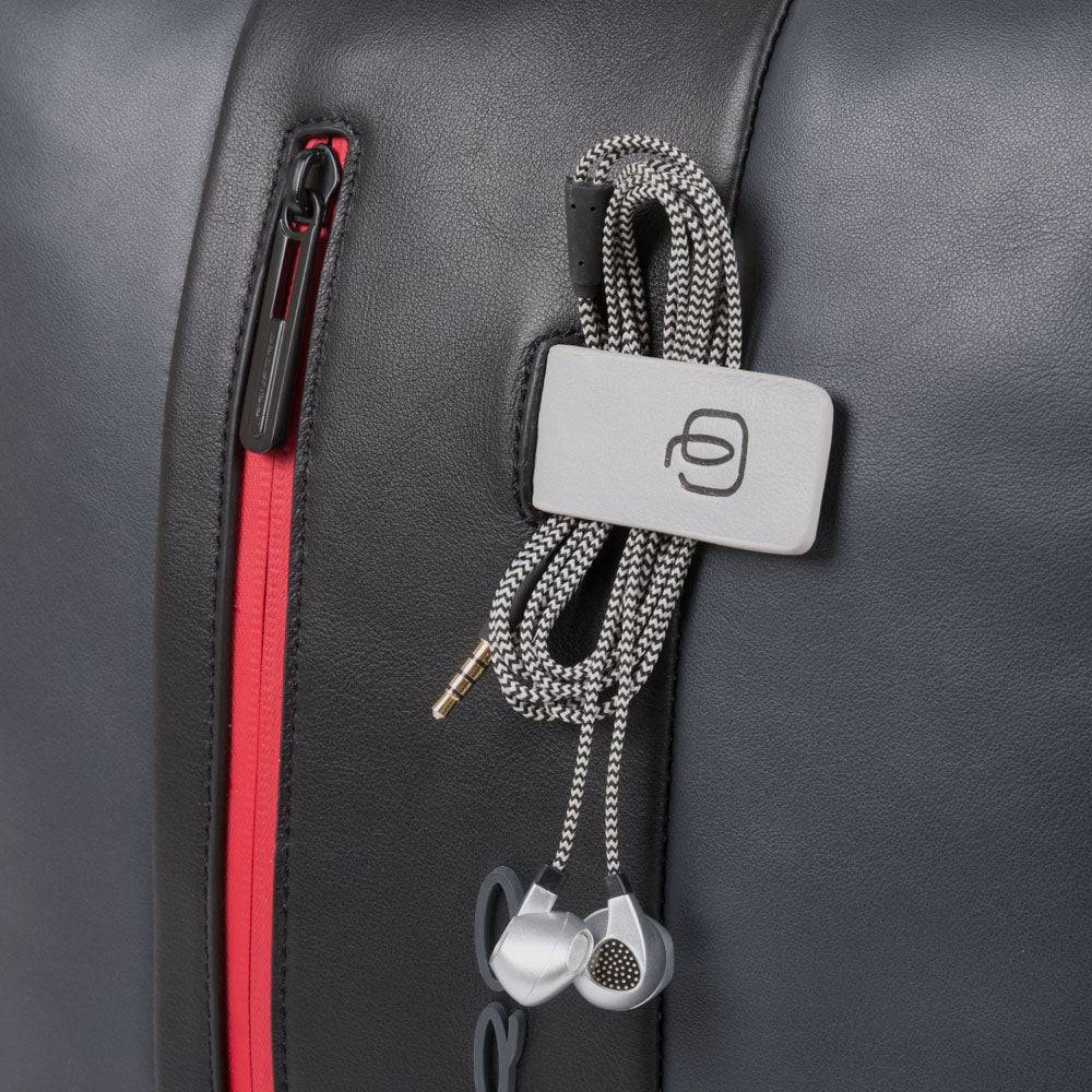 Piquadro PC and iPad® backpack with anti-theft cable Qualità Garantita