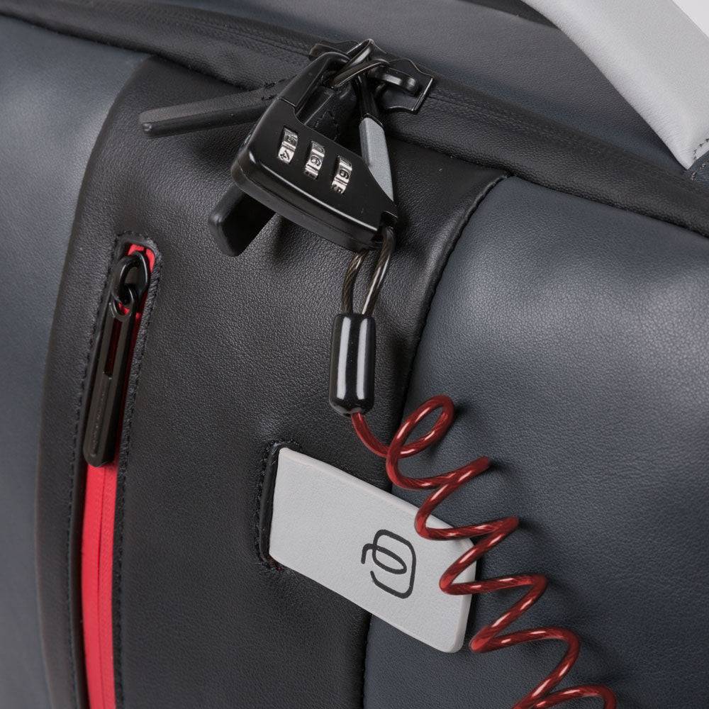Piquadro PC and iPad® backpack with anti-theft cable Qualità Garantita