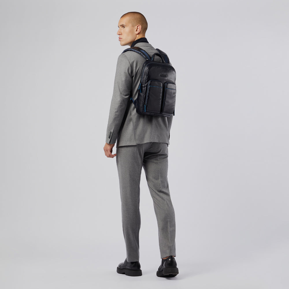 Piquadro Computer backpack with pocket for AirPods® Sottocosto