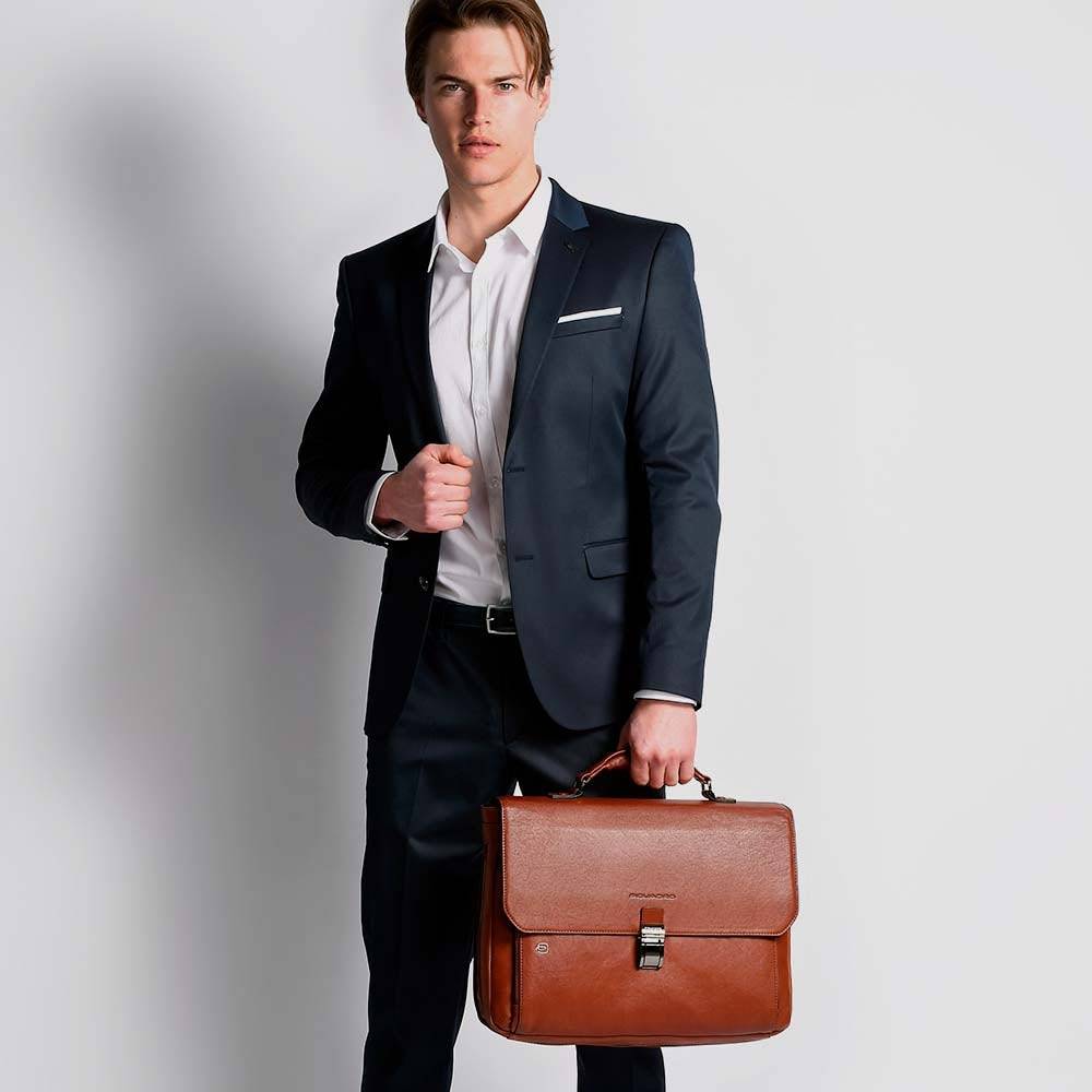 Piquadro 10.5"/9.7" laptop and iPad® expandable In Vendita