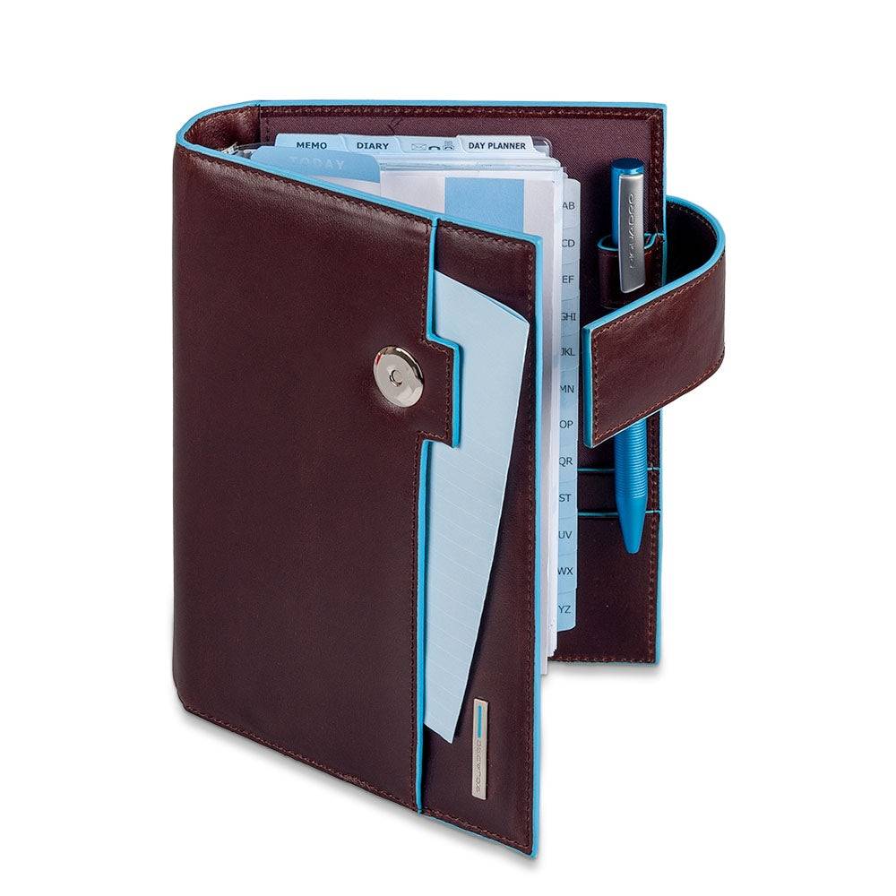 Piquadro Medium leather organiser with Saldi