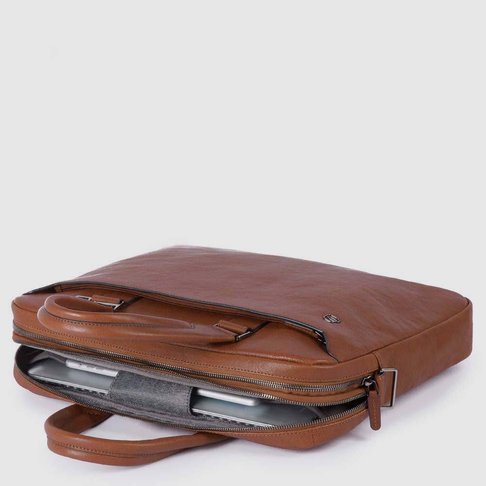 Piquadro Two-handle briefcase with two 10.5"/9.7" laptop Offerte
