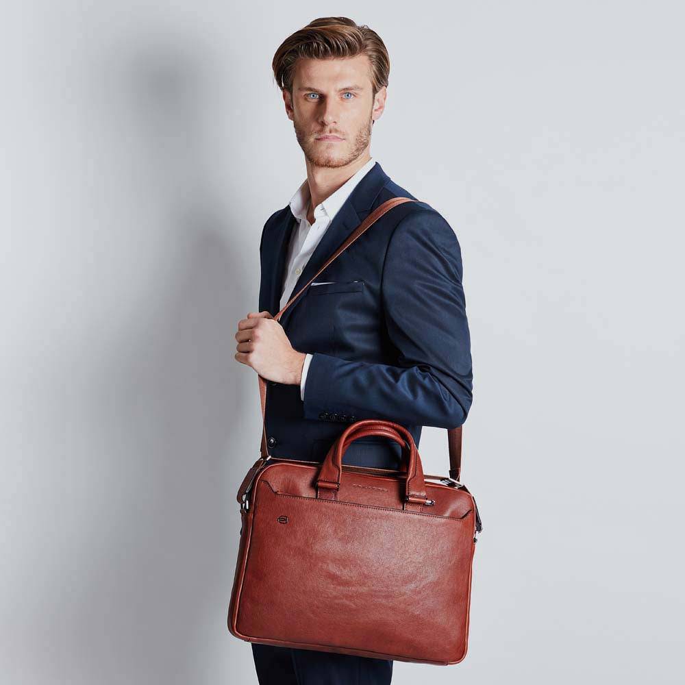 Piquadro Two-handle briefcase with two 10.5"/9.7" laptop Offerte