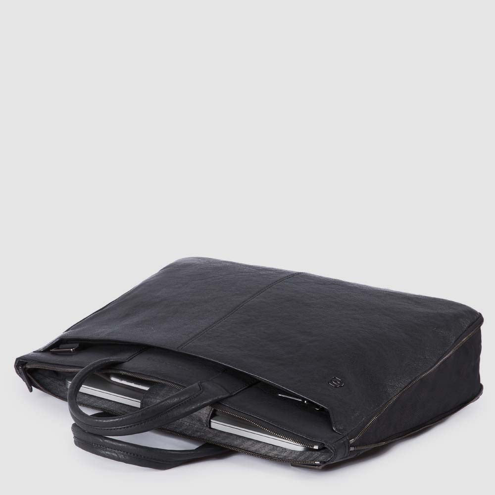 Piquadro Slim expandable laptop briefcase with 10.5 - 9.7 Nuova