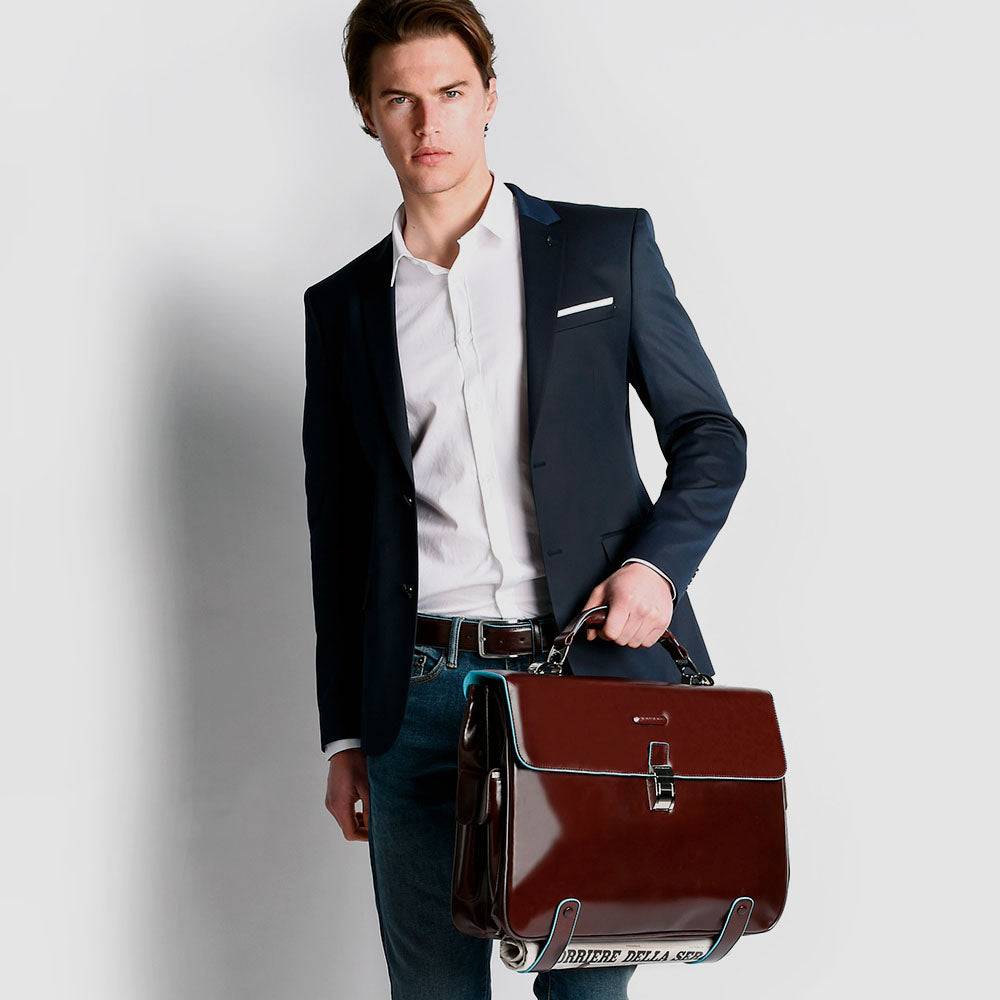 Piquadro Computer 15,6" and iPad®Pro 12,9” and briefcase Italy