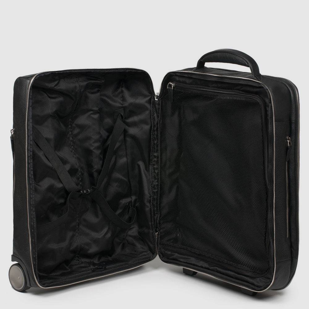Piquadro Cabin trolley with double computer and Qualità