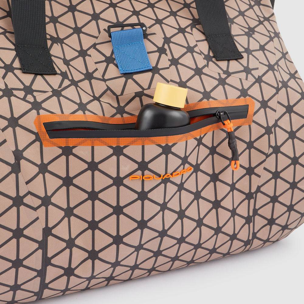 Piquadro waterproof duffel bag with latch roll top, Pezzi Unici
