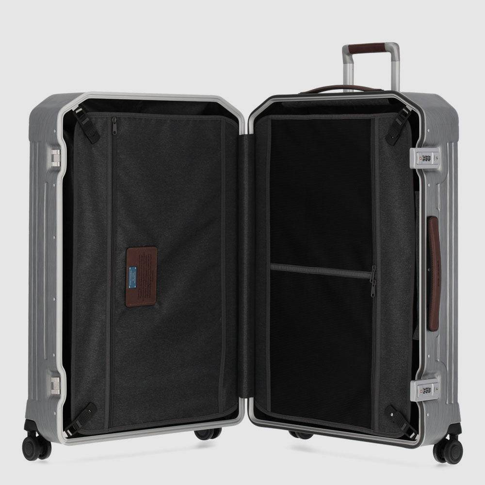 Piquadro Big size, hardside spinner with TSA lock Soddisfazione Garantita