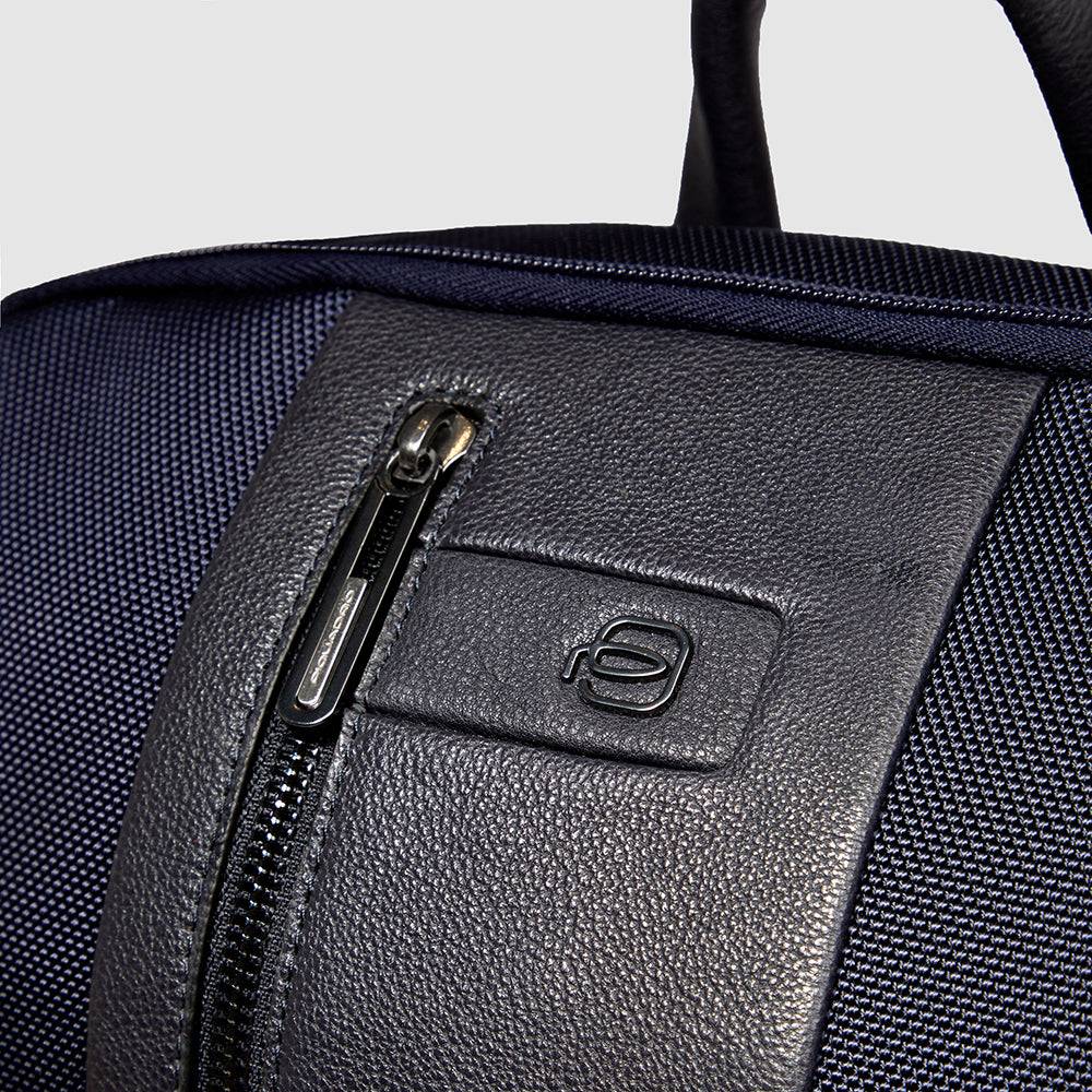 Piquadro Travel computer backpack 15,6" in recycled fabric Saldi Di Fabbrica