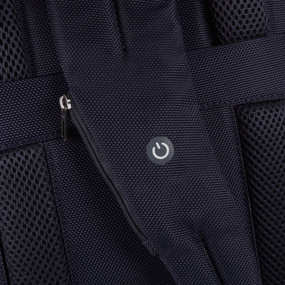 Piquadro Laptop and iPad® backpack in recycled fabric with Negozio