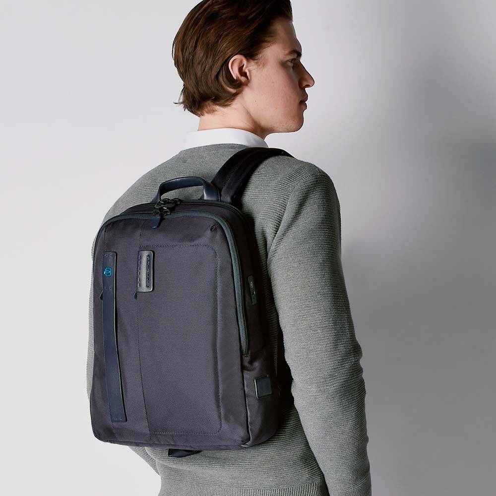 Piquadro Small size, computer backpack with iPad® In Saldo