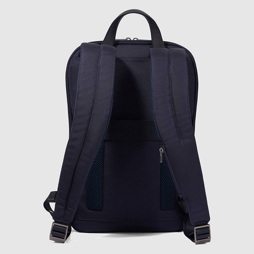 Piquadro Slim computer backpack 15,6" in recycled fabric Nuovo