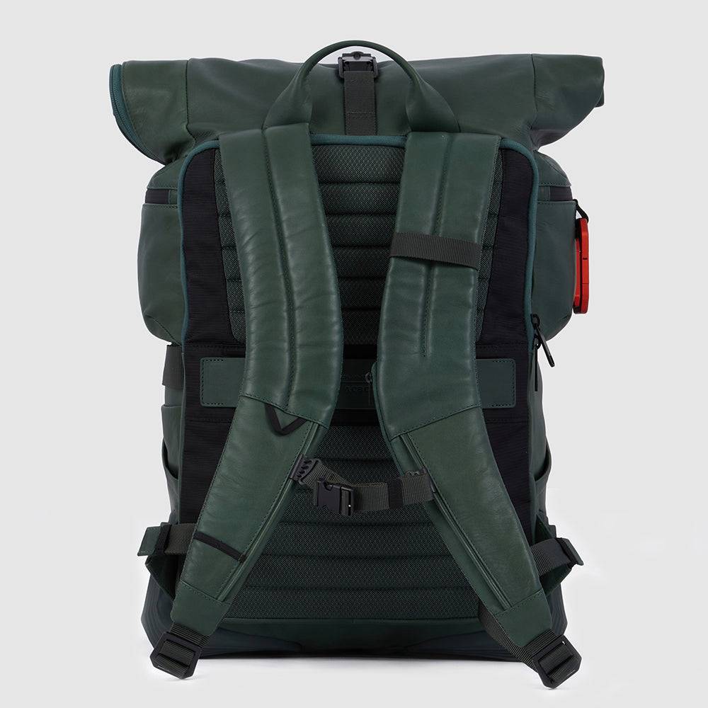 Piquadro Roll-top computer 15,6" and iPad®Pro12,9" backpack Vendita