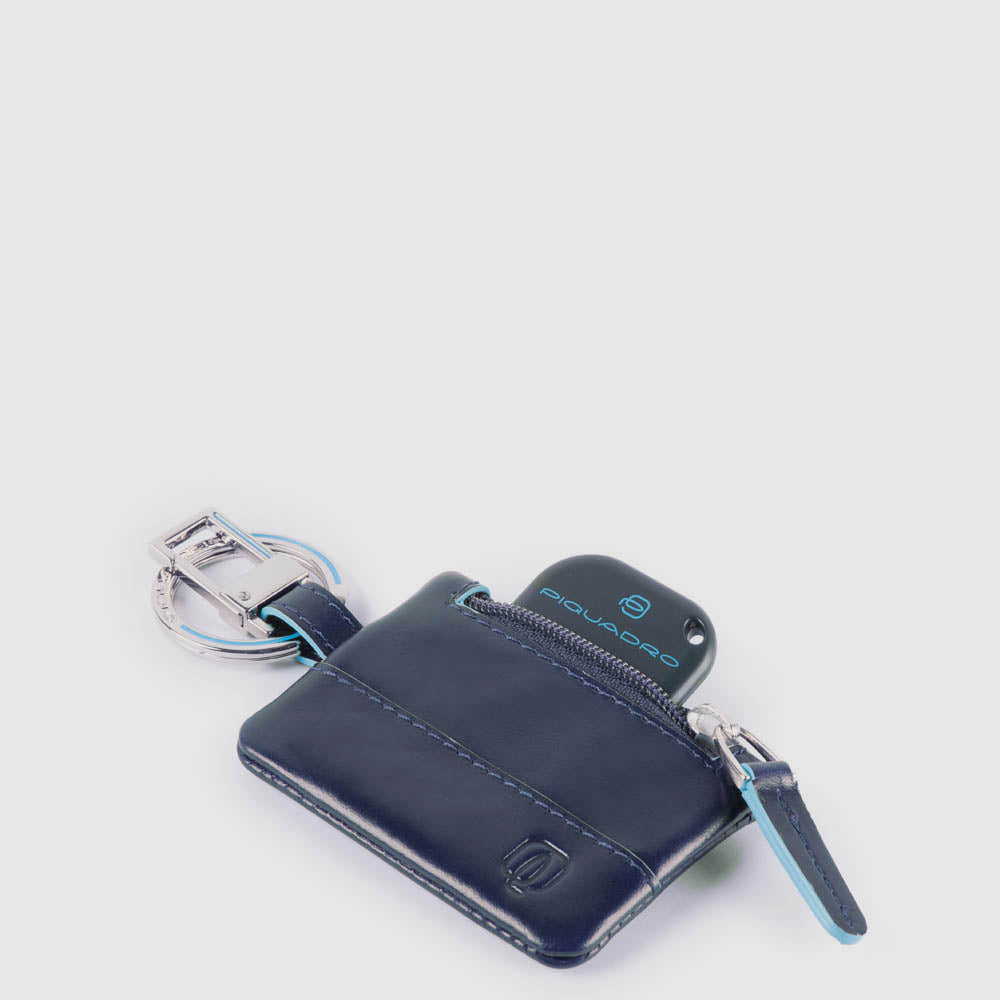 Piquadro Keychain with CONNEQU and side zipped pocket Acquista Ora