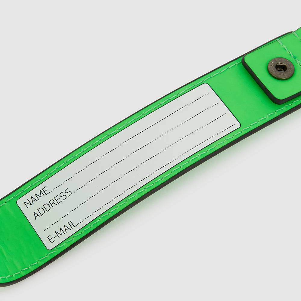 Piquadro Address Tag in leather with carabiner Fino Al -60%
