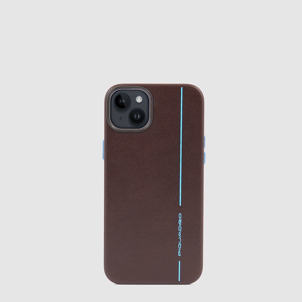 Piquadro Leather case for iPhone® 14 with 6,7” display Sconto