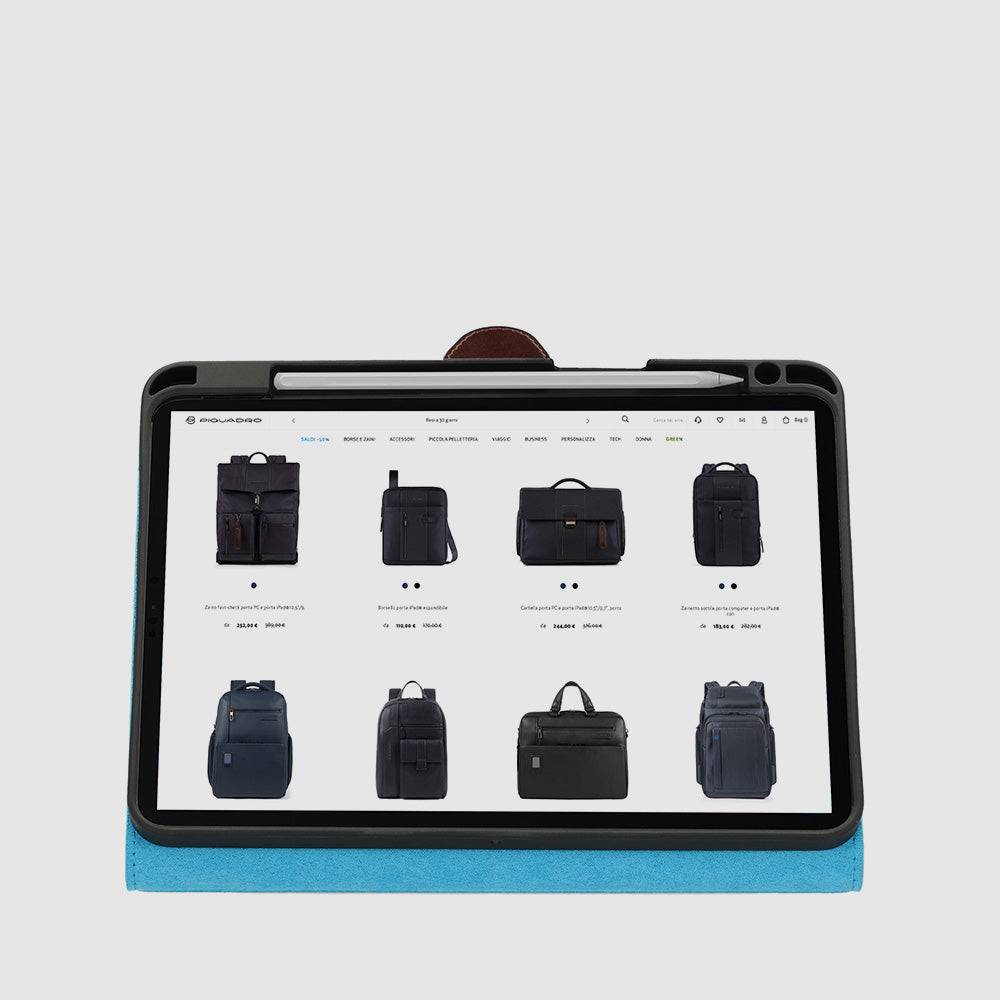 Piquadro iPad®Pro 11’’ stand up leather case Economico