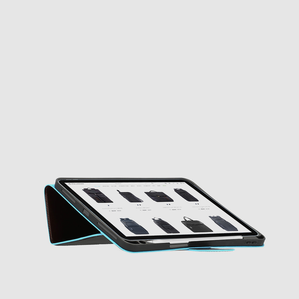 Piquadro iPad®Pro 11’’ stand up leather case Economico
