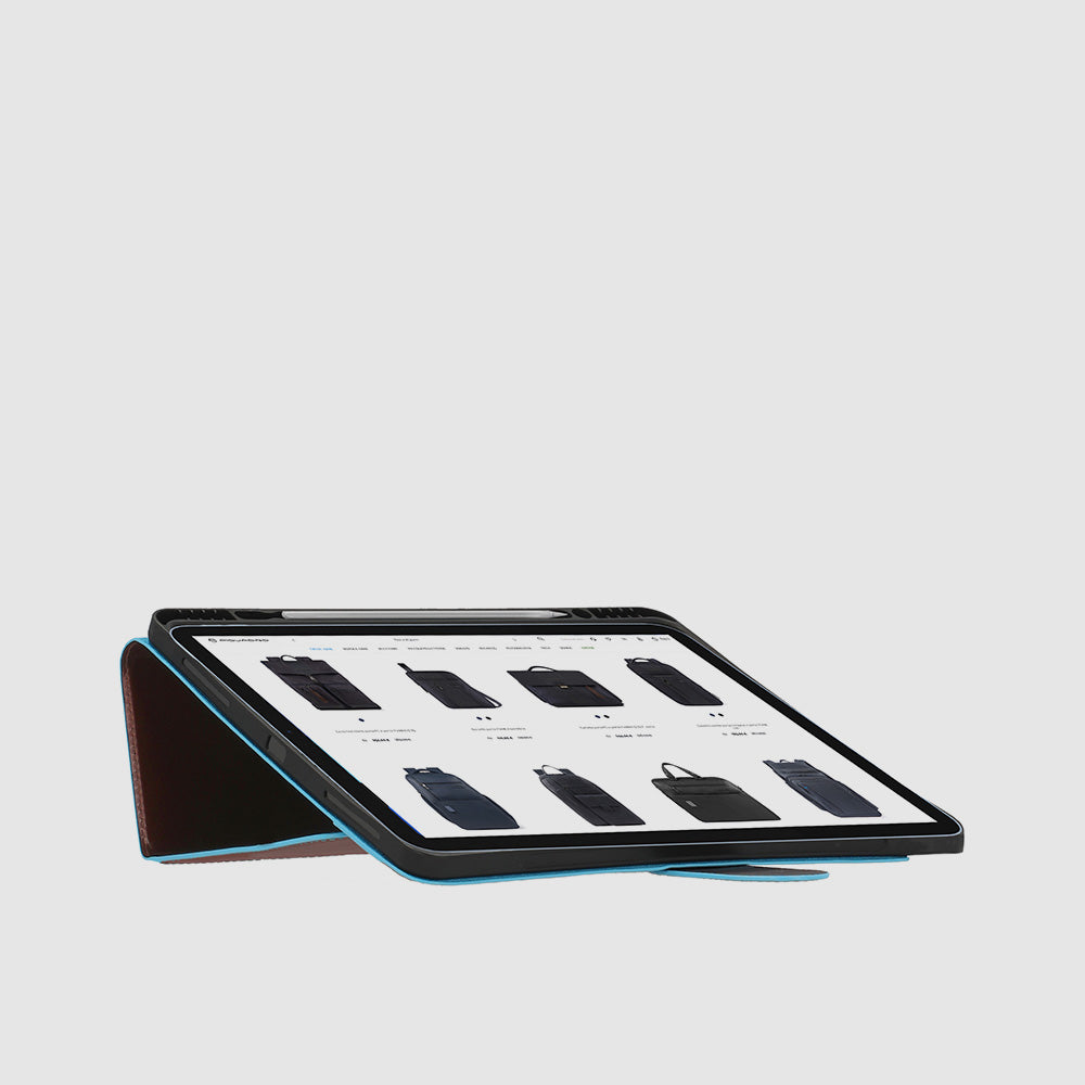 Piquadro iPad®Pro 12,9" stand up leather case Saldi