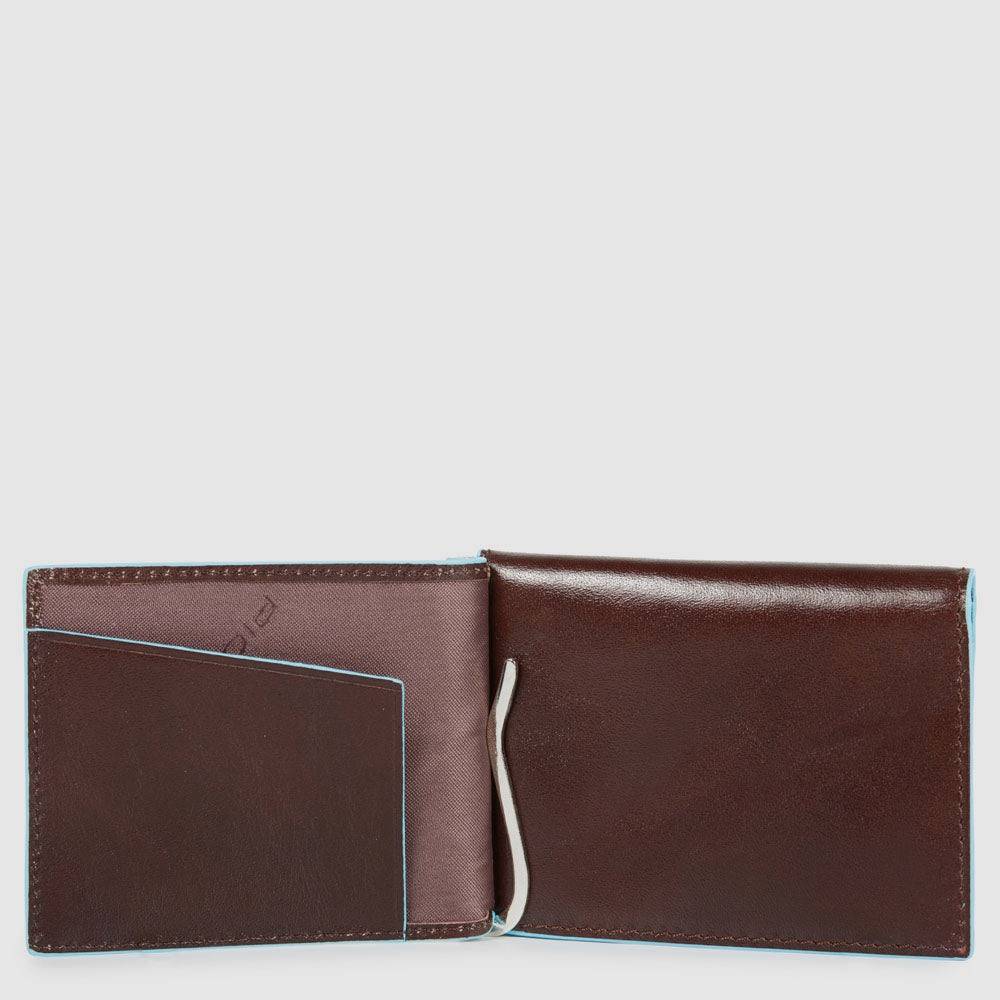 Piquadro Men’s vertical wallet samll with money clip Vendita Calda