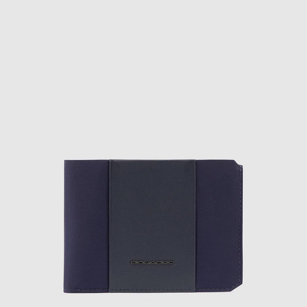 Piquadro Men’s wallet with flip up ID window Saldi Di Fabbrica