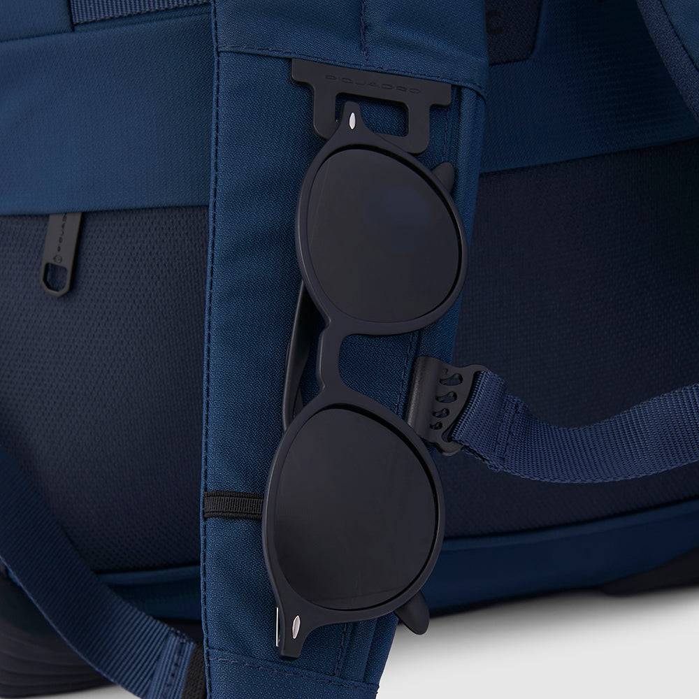 Piquadro Roll-top computer 15,6" and iPad®Pro12,9" backpack In Linea