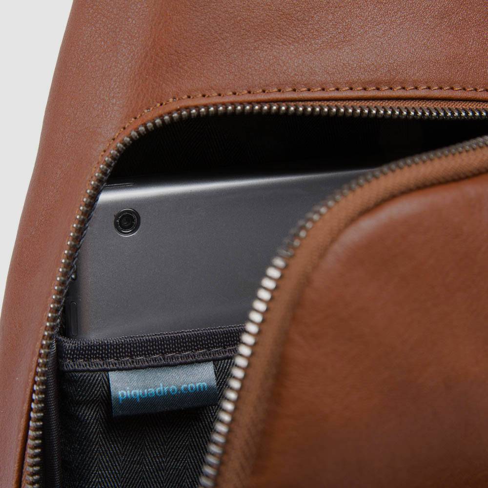 Piquadro Mono sling bag with iPad® compartment Shopping Online