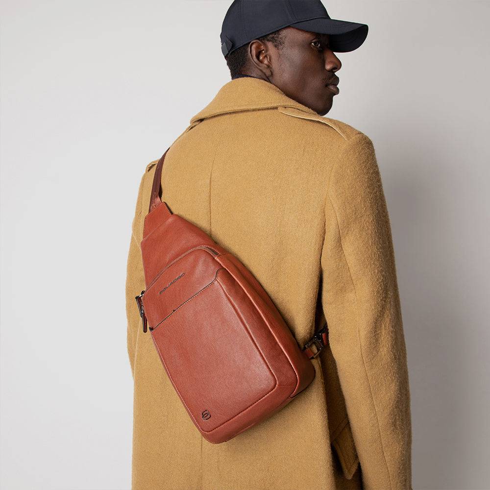 Piquadro Mono sling bag with iPad® compartment Shopping Online