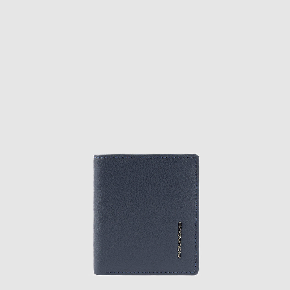 Piquadro Vertical men’s wallet with coin pocket Saldi