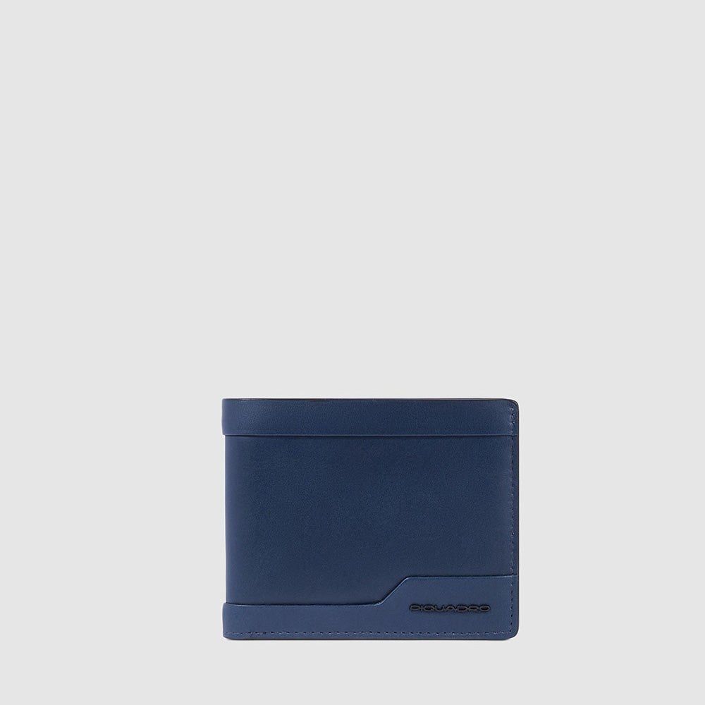 Piquadro Leather men’s wallet with coin pocket In Vendita