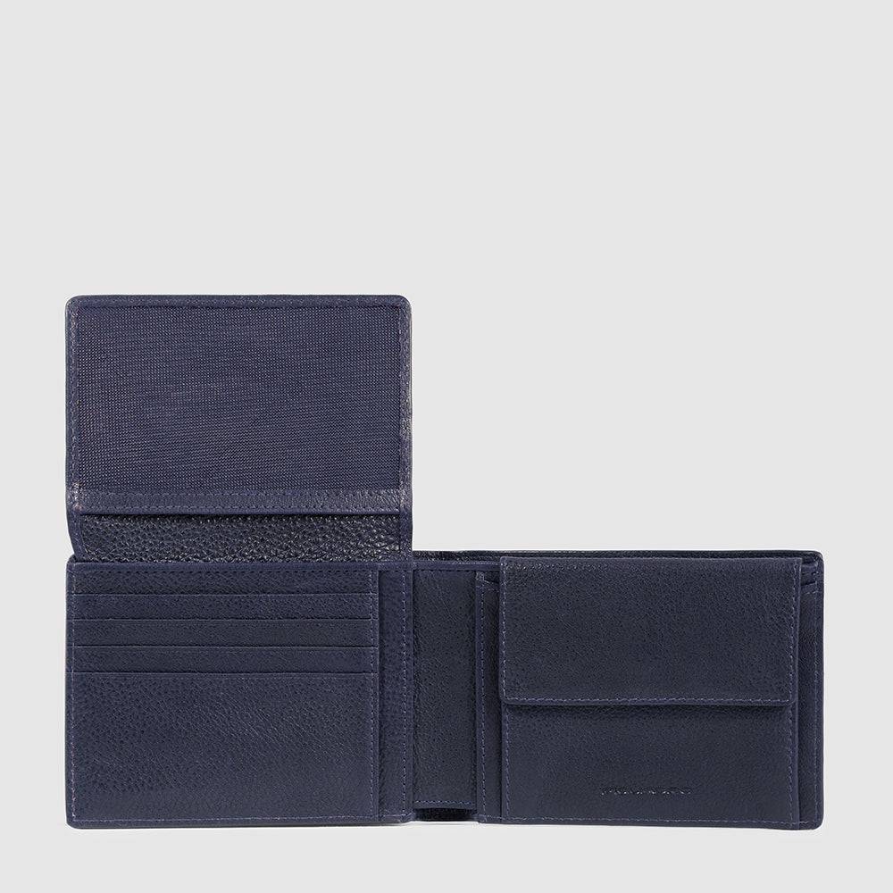 Piquadro Men’s wallet with flip up ID window Vendita Calda