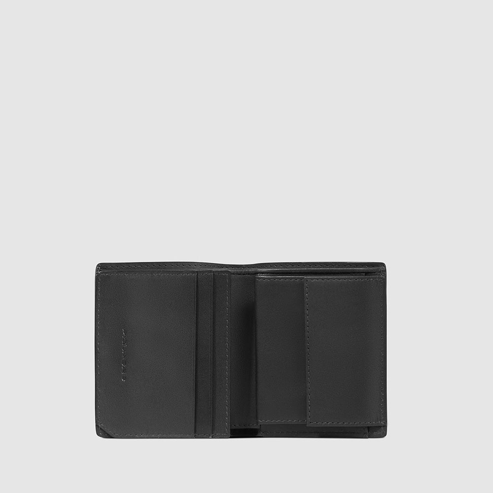 Piquadro Vertical men’s wallet with coin pocket In Saldo