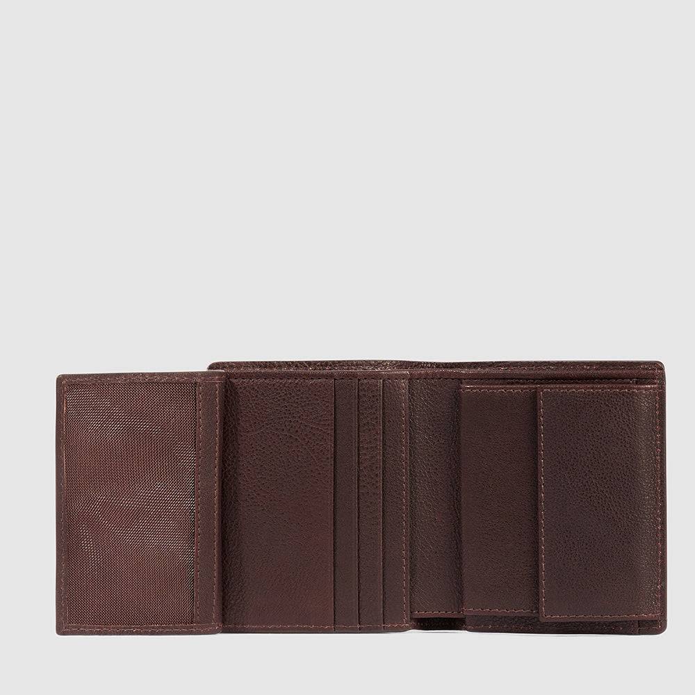 Piquadro Vertical men’s wallet with coin pocket Nuova