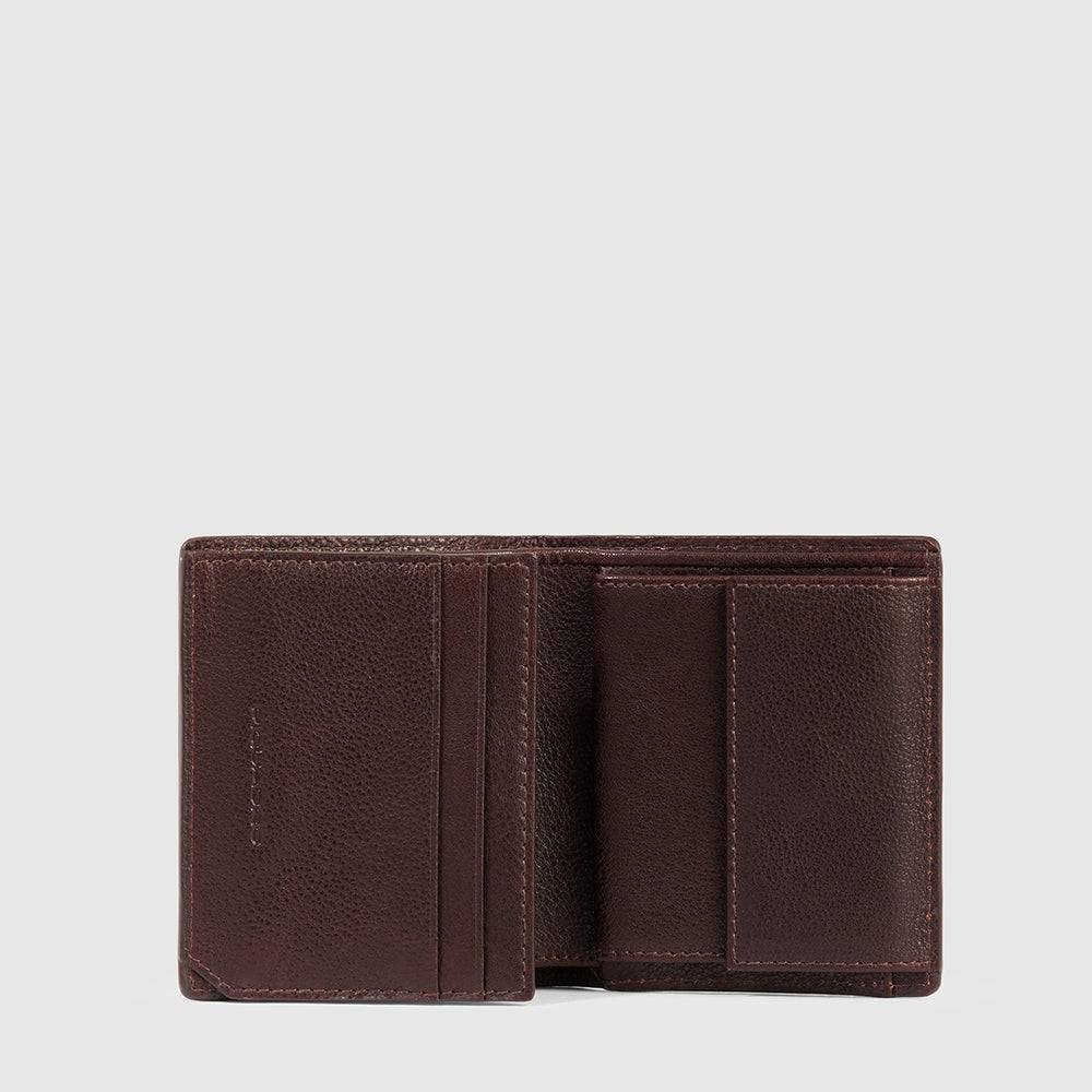 Piquadro Vertical men’s wallet with coin pocket Nuova