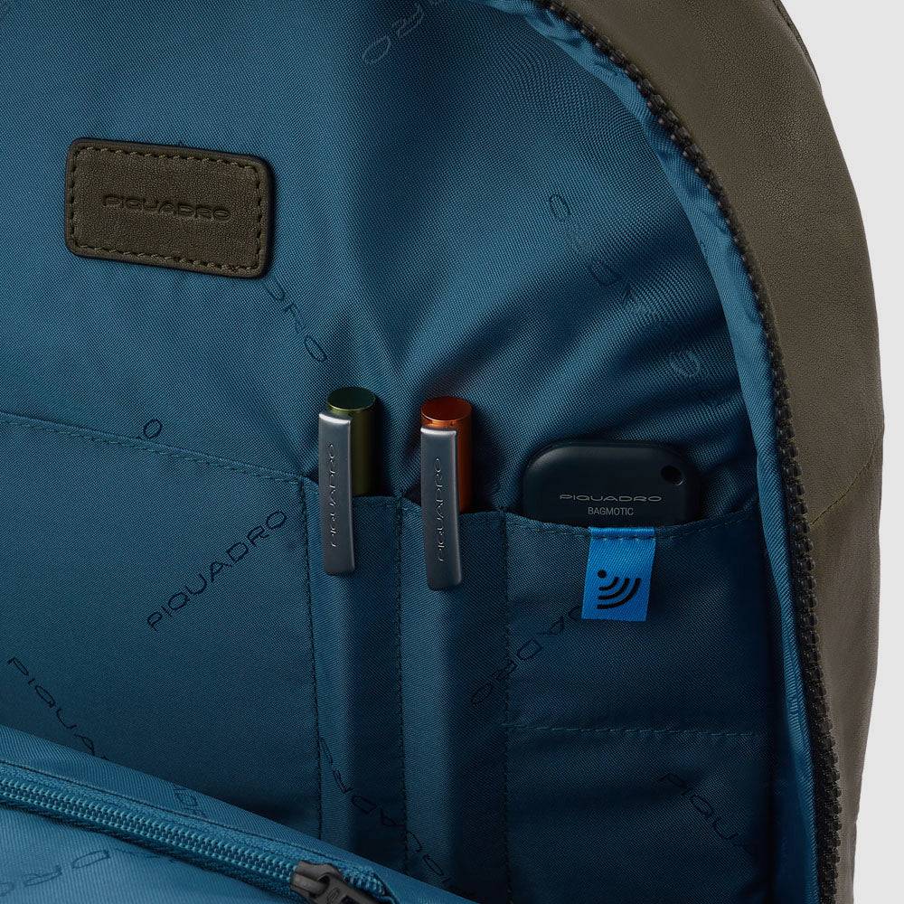 Piquadro Backpack with computer sleeve 14" Soddisfazione Garantita
