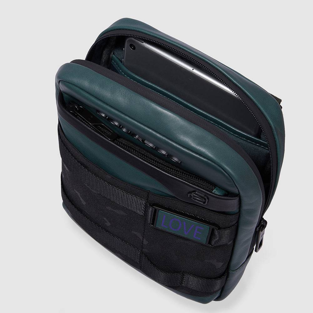 Piquadro Personalizable, modular iPad®mini crossbody bag Fino Al -60%