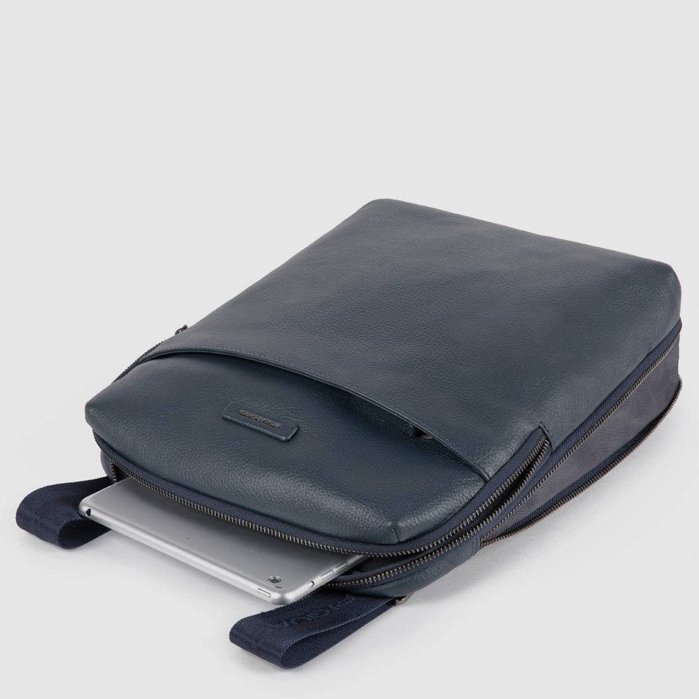 Piquadro Expandable iPad® crossbody bag with front pocket Affare Del Giorno