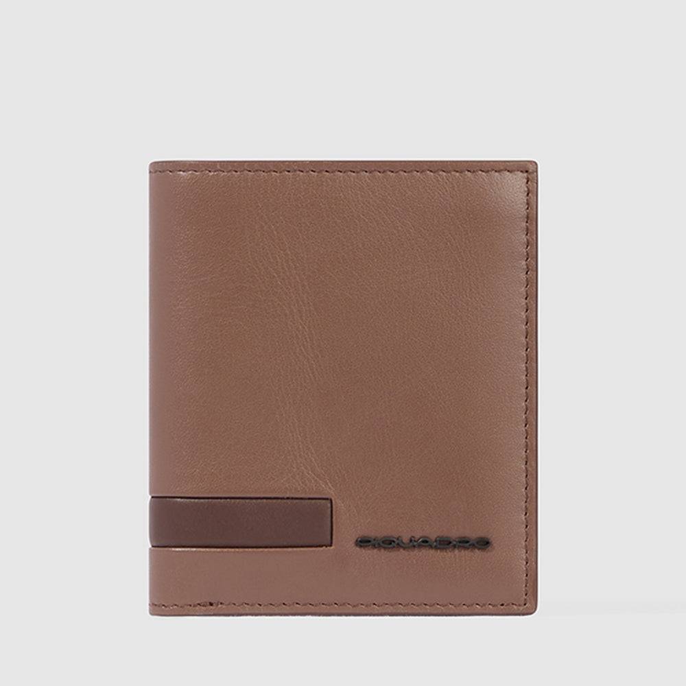 Piquadro Vertical men’s wallet with coin pocket Convenienza