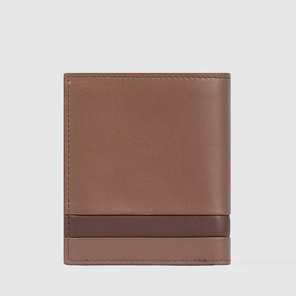 Piquadro Vertical men’s wallet with coin pocket Convenienza