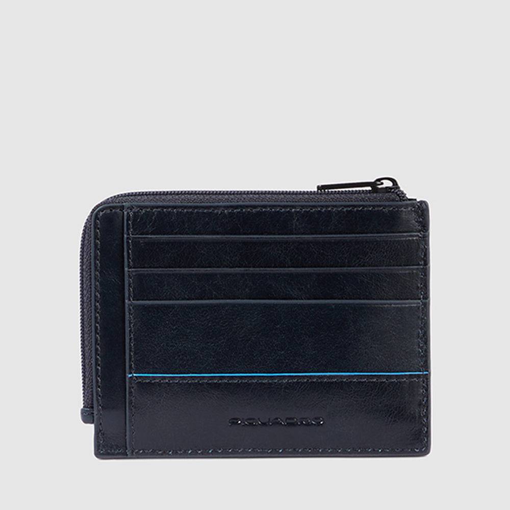 Piquadro Zipper coin pouch with document holder Presa
