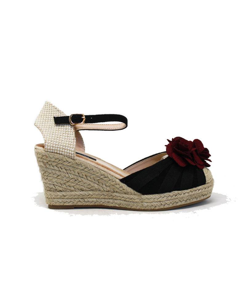 Pokemaoke Zeppa Camelia Bordeaux Saldi Di Fabbrica