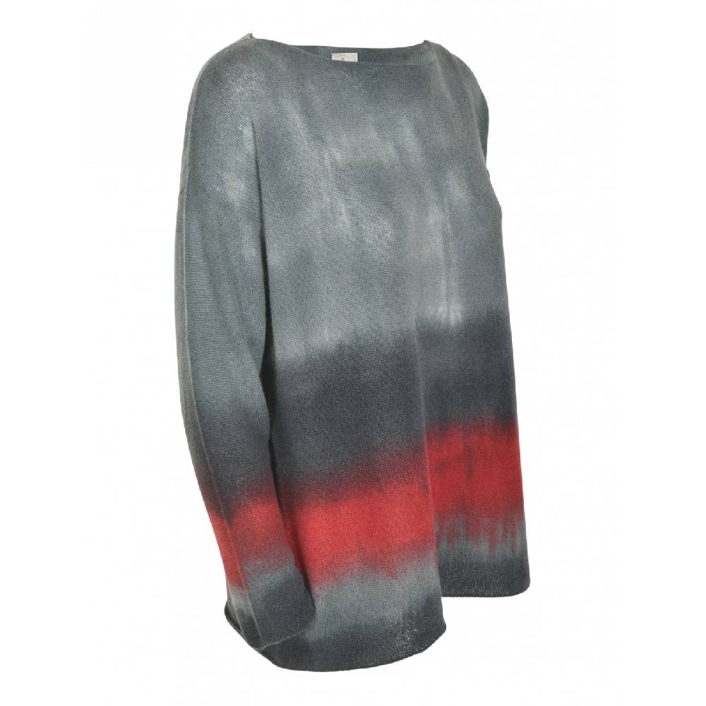 F CASHMERE Maglia girocollo scollo barchetta Economico
